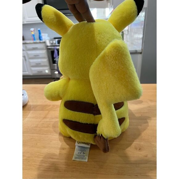 Talking Pokemon Pikachu 17"  Plush Build-A-Bear Nintendo. Tested and works - Picture 4 of 9